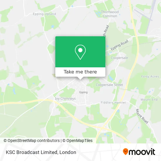 KSC Broadcast Limited map