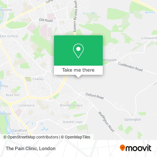 The Pain Clinic map