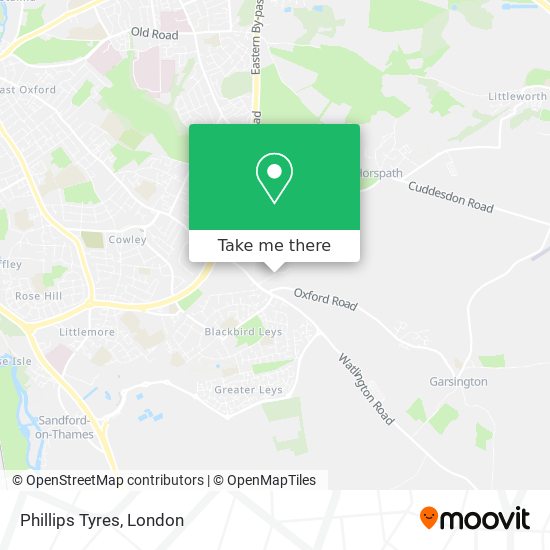 Phillips Tyres map