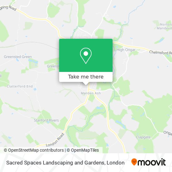 Sacred Spaces Landscaping and Gardens map