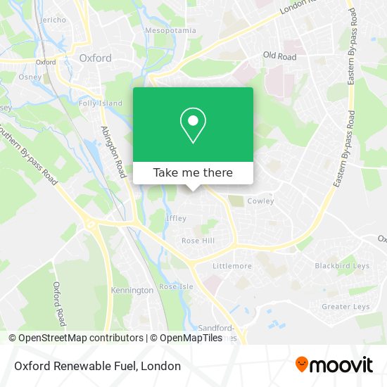 Oxford Renewable Fuel map