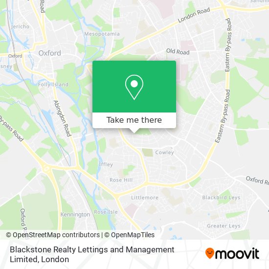 Blackstone Realty Lettings and Management Limited map