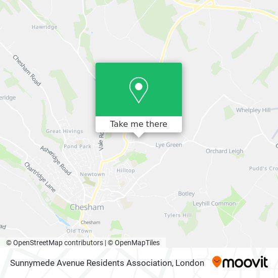 Sunnymede Avenue Residents Association map