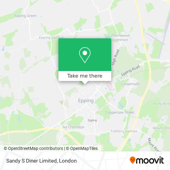 Sandy S Diner Limited map