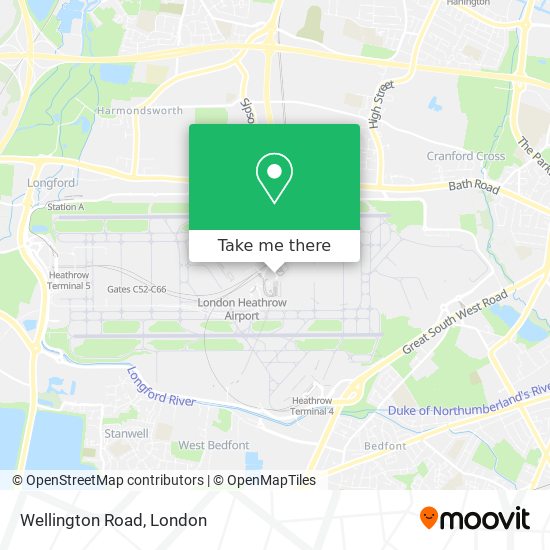 Wellington Road map