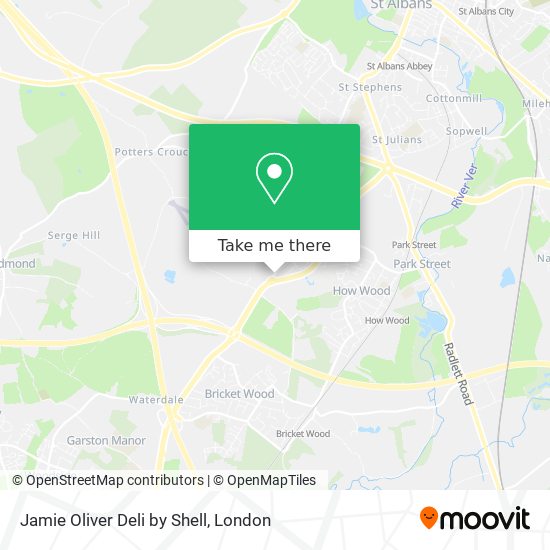 Jamie Oliver Deli by Shell map