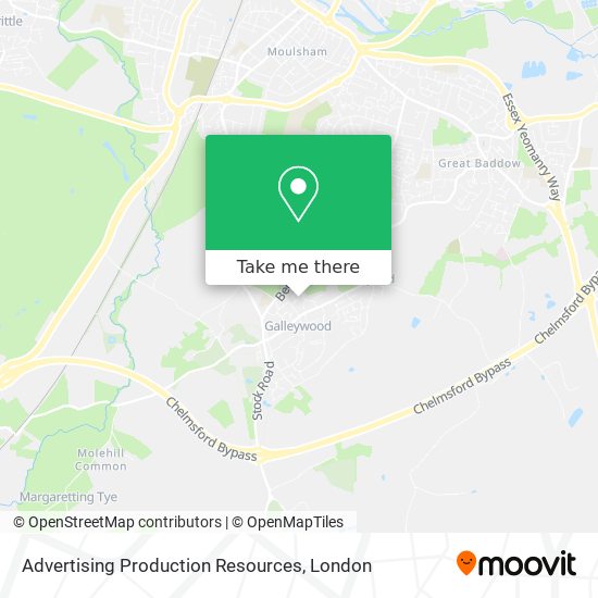 Advertising Production Resources map