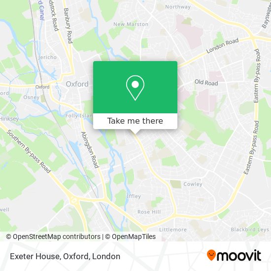 Exeter House, Oxford map