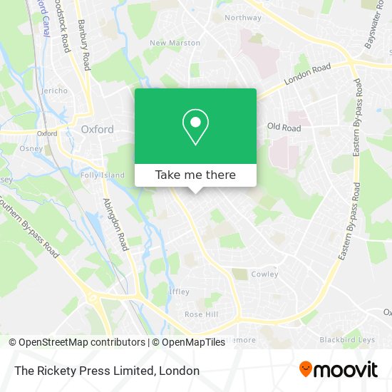 The Rickety Press Limited map