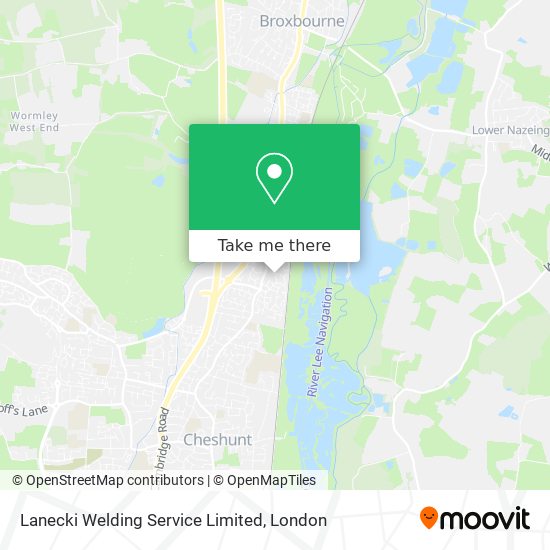 Lanecki Welding Service Limited map