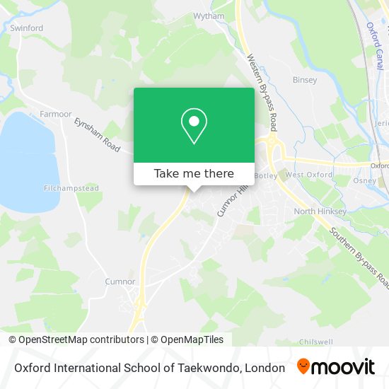 Oxford International School of Taekwondo map