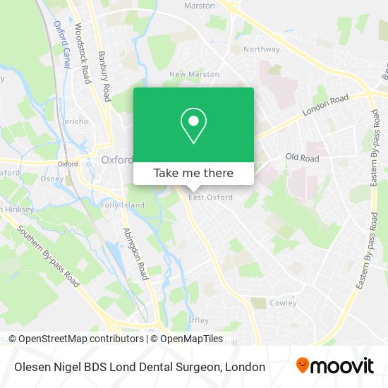 Olesen Nigel BDS Lond Dental Surgeon map