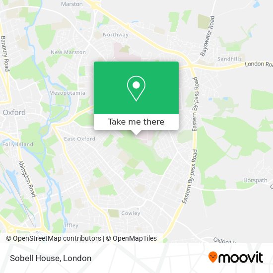 Sobell House map