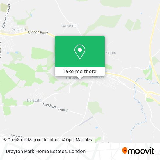 Drayton Park Home Estates map