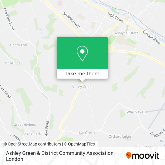 Ashley Green & District Community Association map