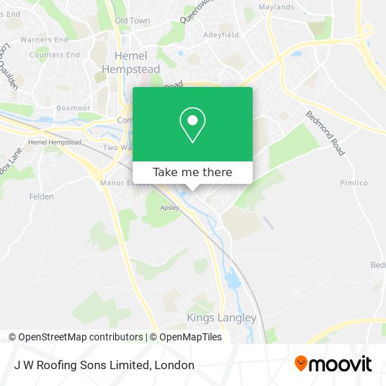J W Roofing Sons Limited map