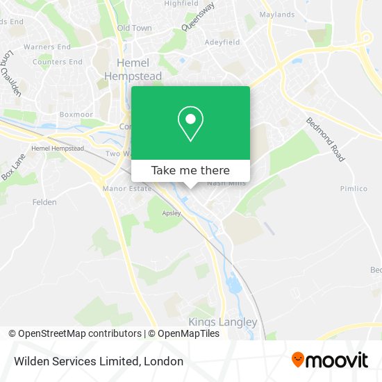 Wilden Services Limited map