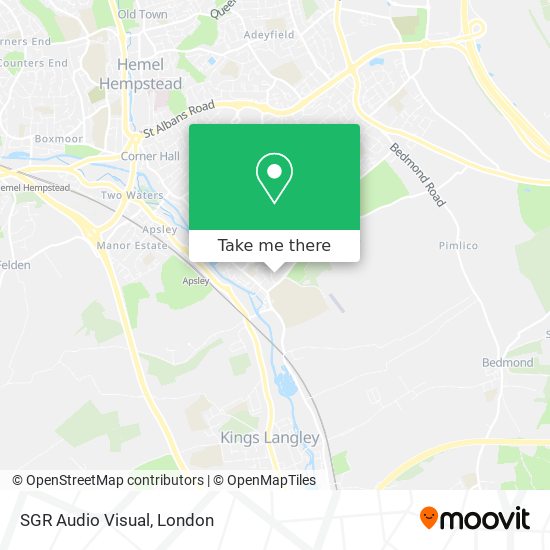 SGR Audio Visual map