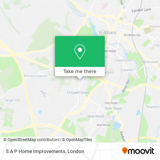 S A P Home Improvements map