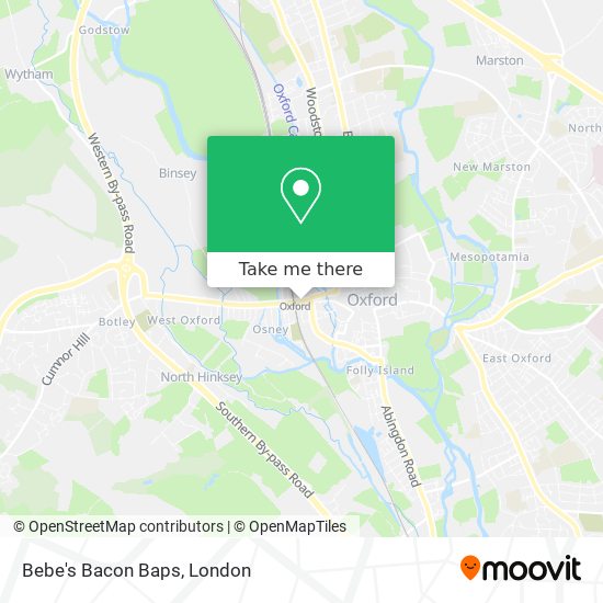 Bebe's Bacon Baps map
