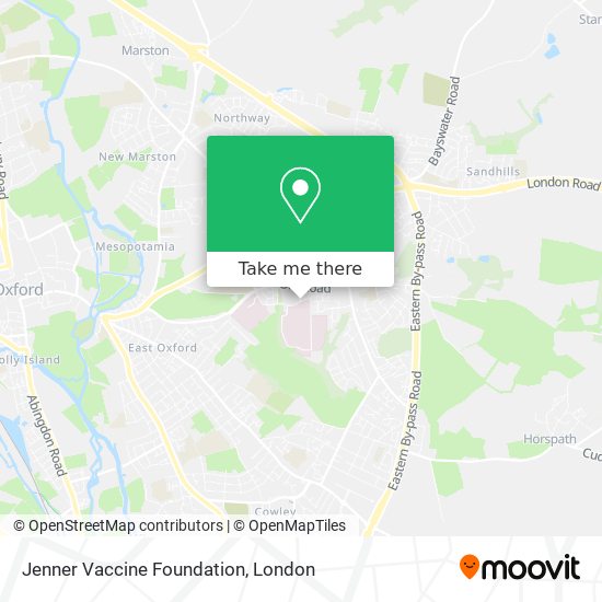 Jenner Vaccine Foundation map