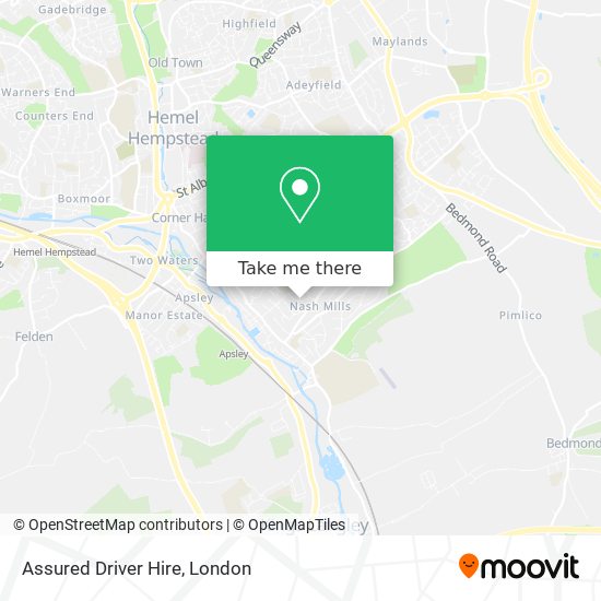 Assured Driver Hire map
