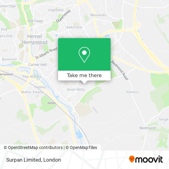 Surpan Limited map