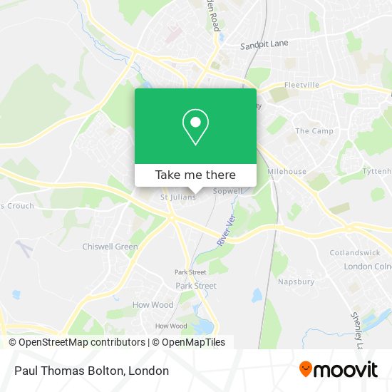 Paul Thomas Bolton map