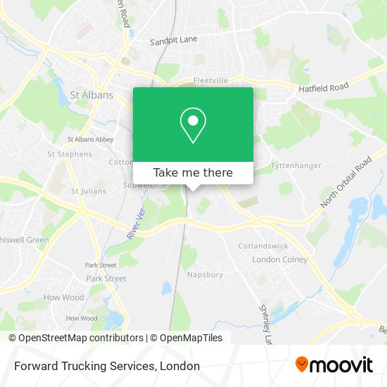 Forward Trucking Services map