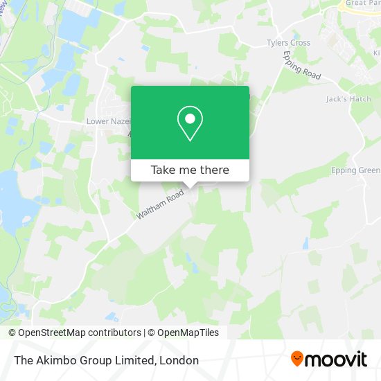 The Akimbo Group Limited map