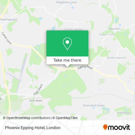 Phoenix Epping Hotel map