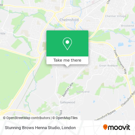 Stunning Brows Henna Studio map
