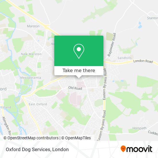 Oxford Dog Services map