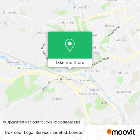 Boxmoor Legal Services Limited map