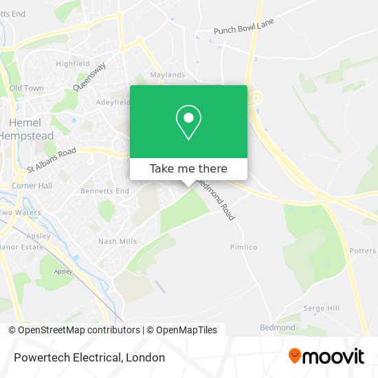 Powertech Electrical map