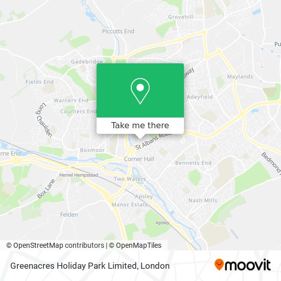 Greenacres Holiday Park Limited map