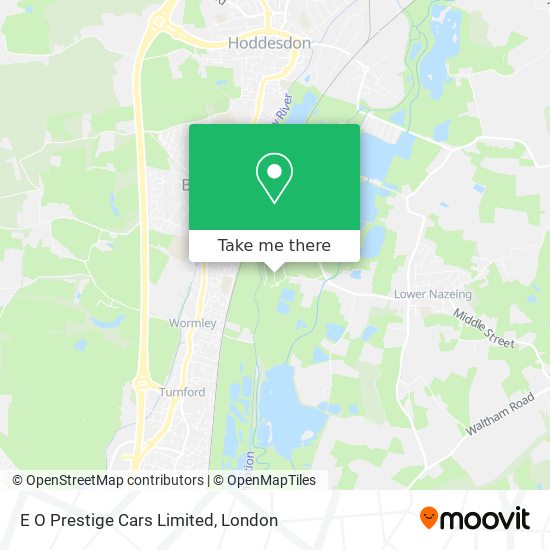 E O Prestige Cars Limited map