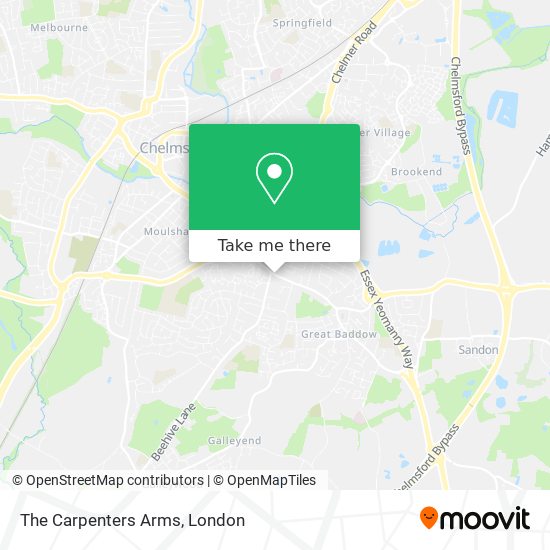 The Carpenters Arms map