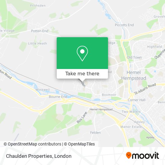 Chaulden Properties map