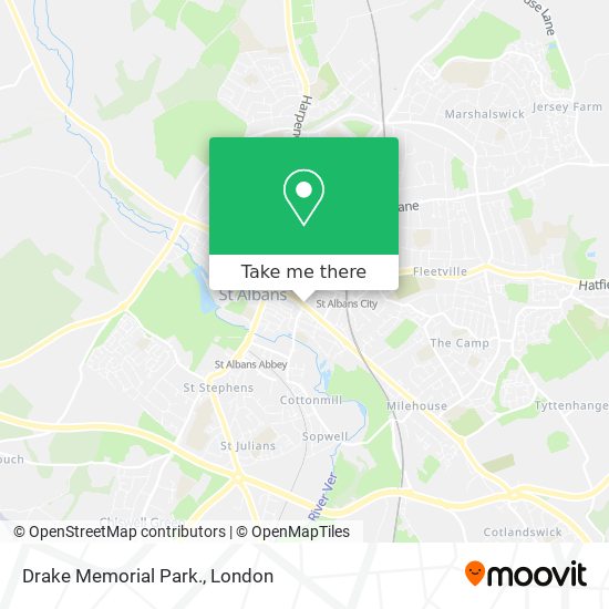 Drake Memorial Park. map
