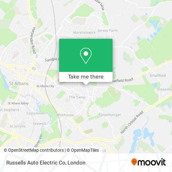 Russells Auto Electric Co map