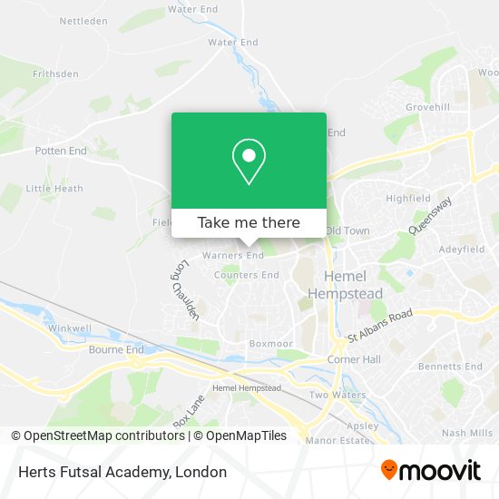 Herts Futsal Academy map