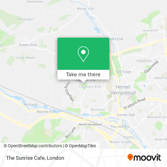 The Sunrise Cafe map