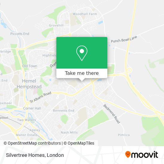 Silvertree Homes map