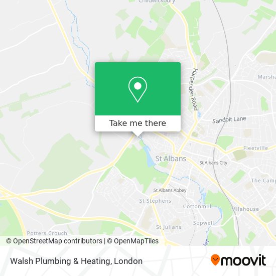 Walsh Plumbing & Heating map