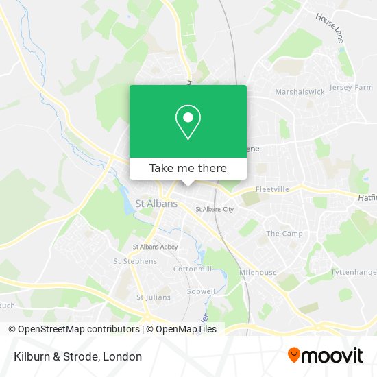 Kilburn & Strode map