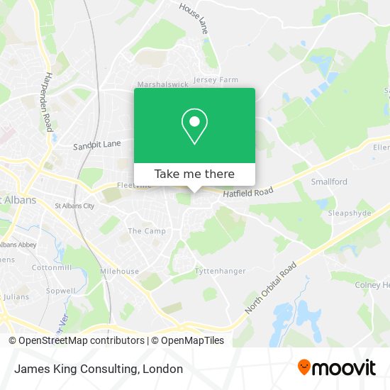 James King Consulting map