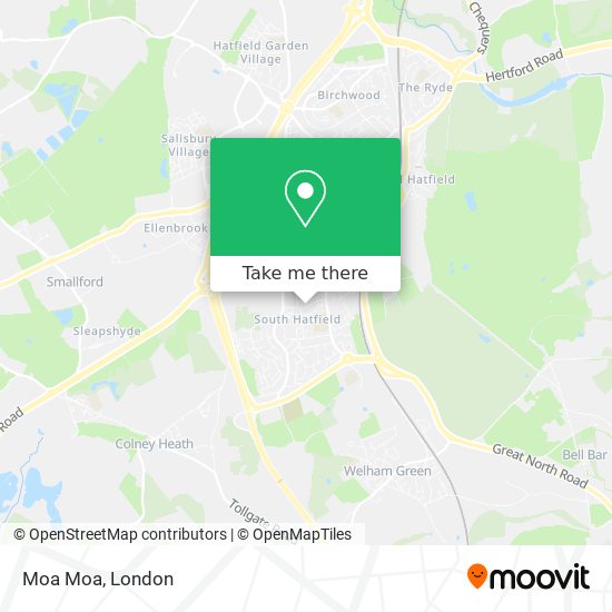 Moa Moa map