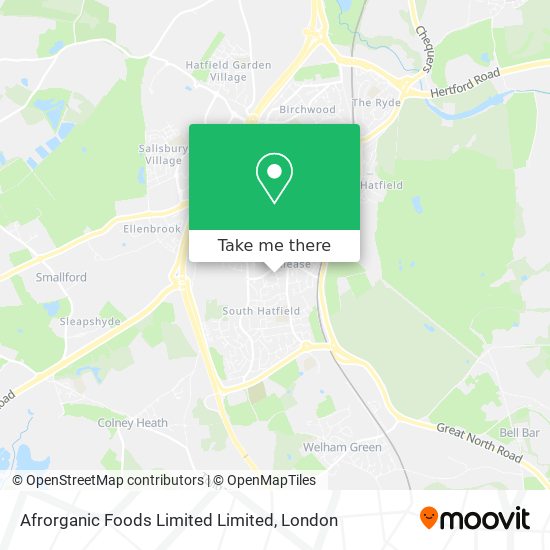 Afrorganic Foods Limited Limited map