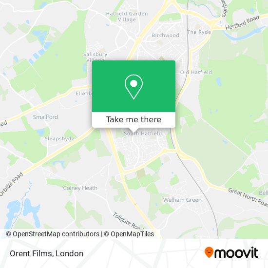 Orent Films map
